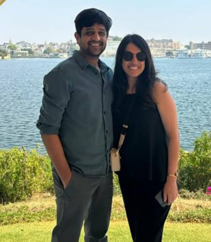 Tamanna Khurana & Akash Gupta.